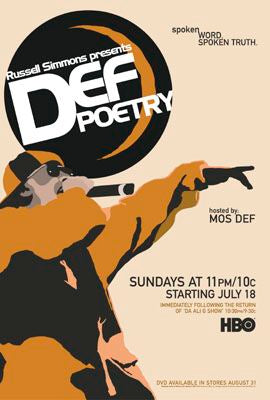 1000 piece jigsaw puzzle for tv poster: Def Poetry, ver2