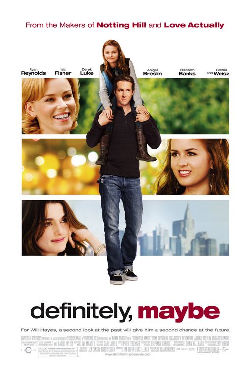 the movie poster: Definitely, Maybe (2008) ver2