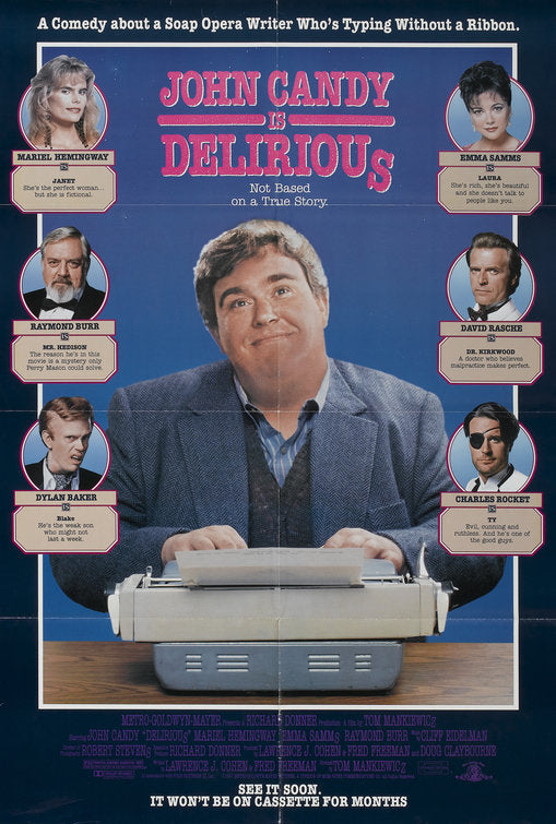 the movie poster: Delirious (1991)