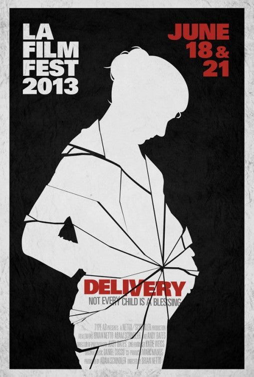 1000 piece jigsaw puzzle for the movie poster: Delivery (2014)