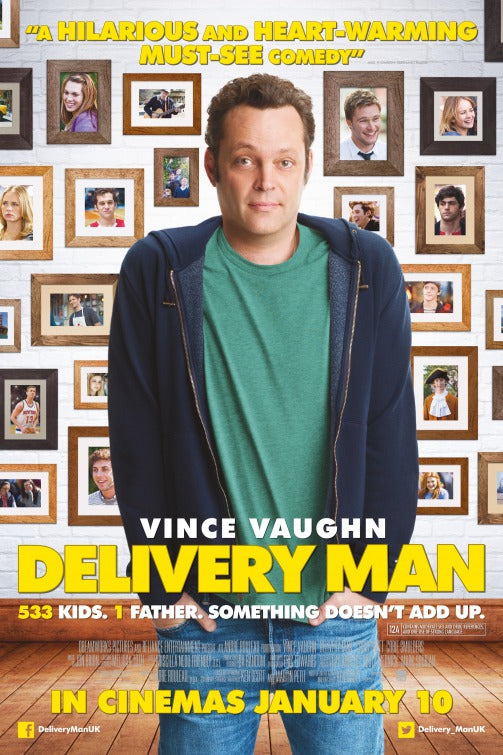1000 piece jigsaw puzzle for the movie poster: Delivery Man (2013) ver5
