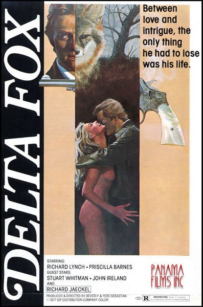 1000 piece jigsaw puzzle for the movie poster: Delta Fox (1979)