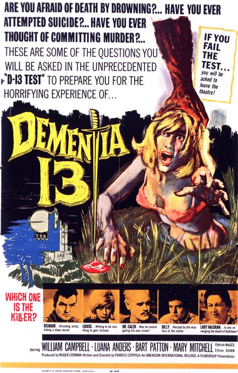 the movie poster: Dementia 13 (1963)