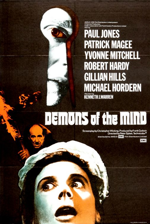 the movie poster: Demons of the Mind (1974)