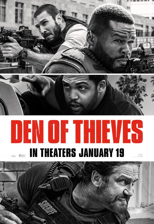 1000 piece jigsaw puzzle for the movie poster: Den of Thieves (2018) ver8