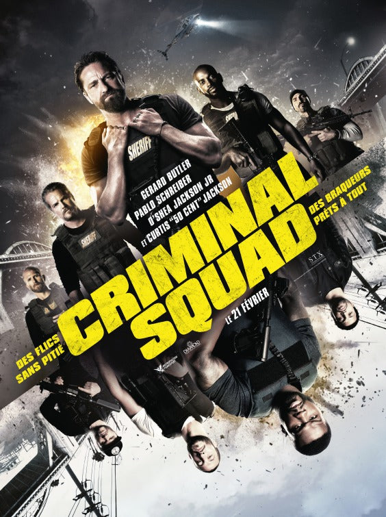1000 piece jigsaw puzzle for the movie poster: Den of Thieves (2018) ver9