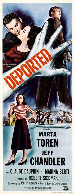 the movie poster: Deported (1950)
