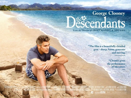 1000 piece jigsaw puzzle for the movie poster: The Descendants (2011) ver2