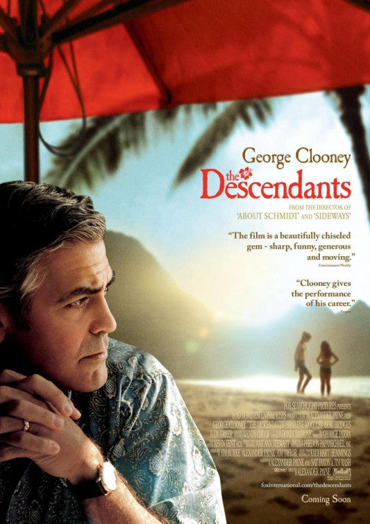 1000 piece jigsaw puzzle for the movie poster: The Descendants (2011) ver3