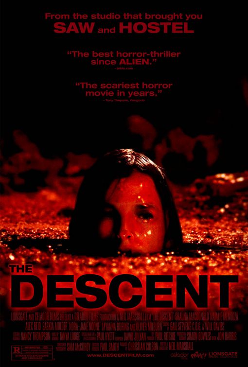 the movie poster: The Descent (2006) ver3