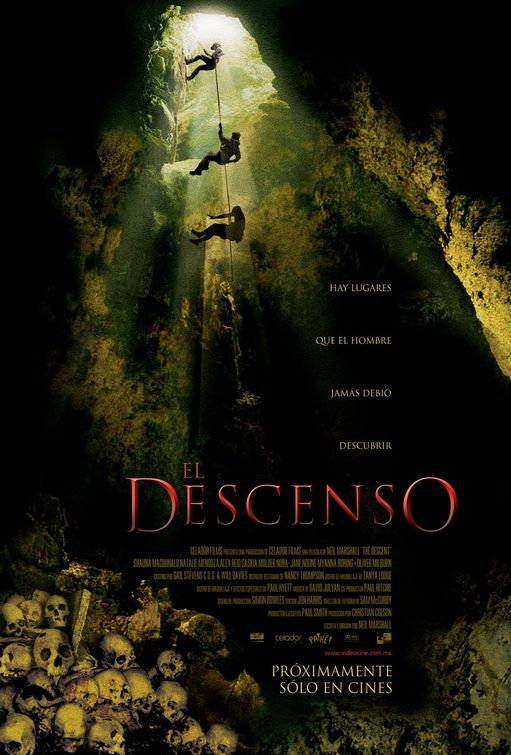 1000 piece jigsaw puzzle for the movie poster: The Descent (2006) ver6