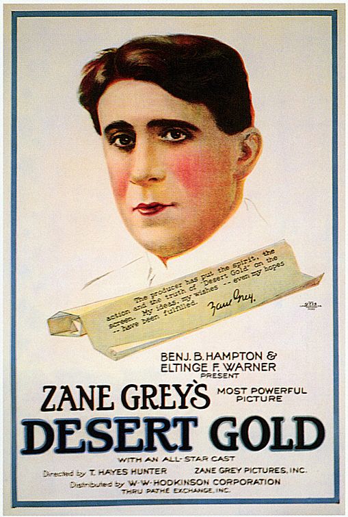 the movie poster: Desert Gold (1919)