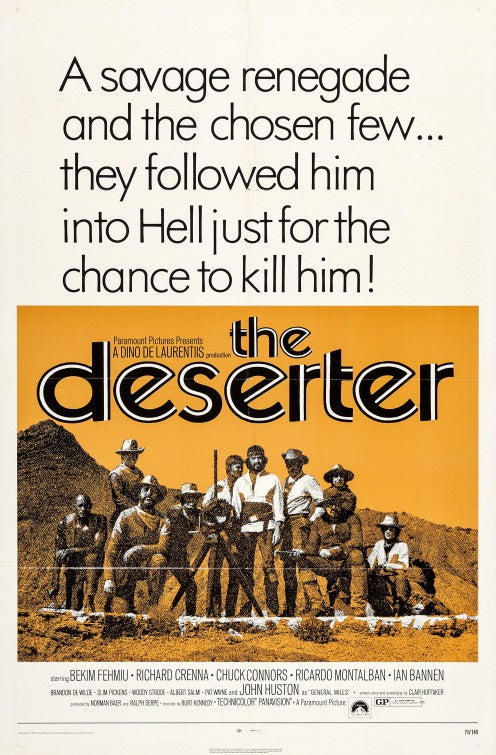 1000 piece jigsaw puzzle for the movie poster: The Deserter (1971)