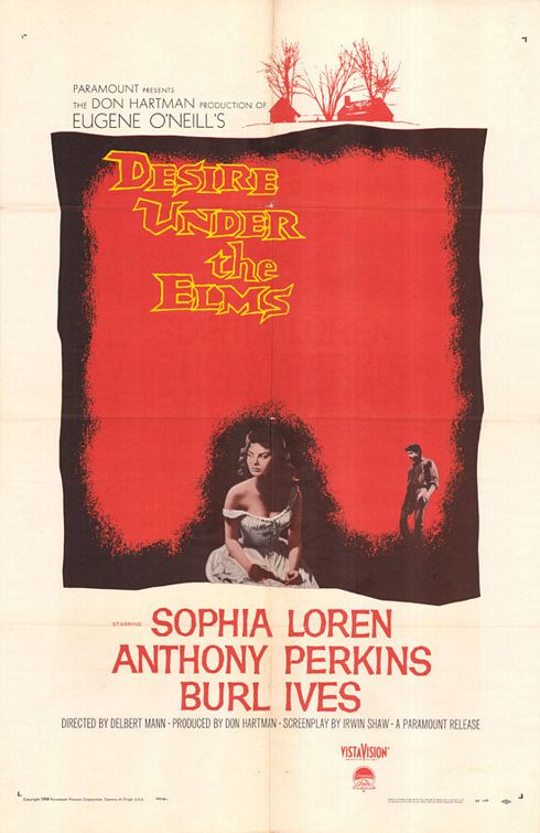 the movie poster: Desire Under the Elms (1958)
