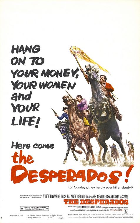 the movie poster: The Desperados (1969)