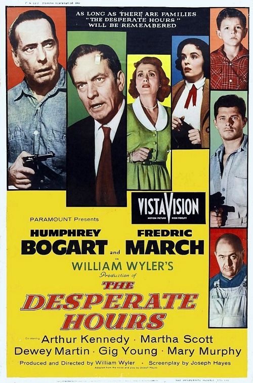 the movie poster: The Desperate Hours (1955)