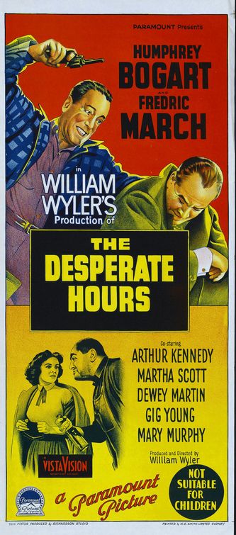 the movie poster: The Desperate Hours (1955) ver10