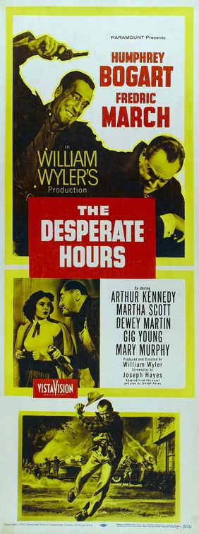 the movie poster: The Desperate Hours (1955) ver4