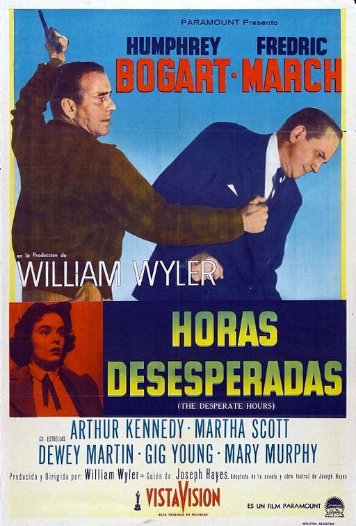 the movie poster: The Desperate Hours (1955) ver7
