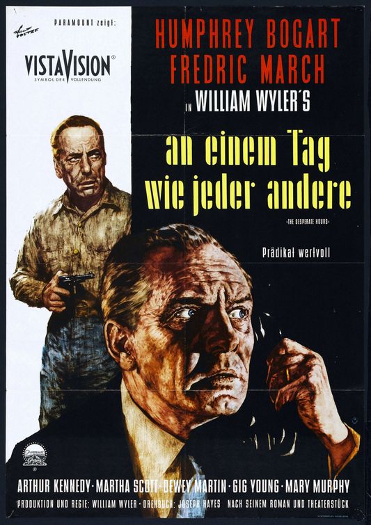 the movie poster: The Desperate Hours (1955) ver8