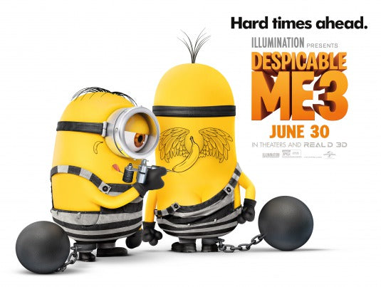 1000 piece jigsaw puzzle for the movie poster: Despicable Me 3 (2017) ver6