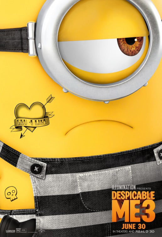 1000 piece jigsaw puzzle for the movie poster: Despicable Me 3 (2017) ver9
