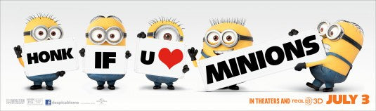 1000 piece jigsaw puzzle for the movie poster: Despicable Me 2 (2013) ver17