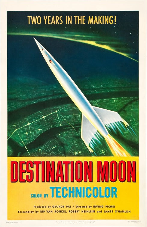 1000 piece jigsaw puzzle for the movie poster: Destination Moon (1950)