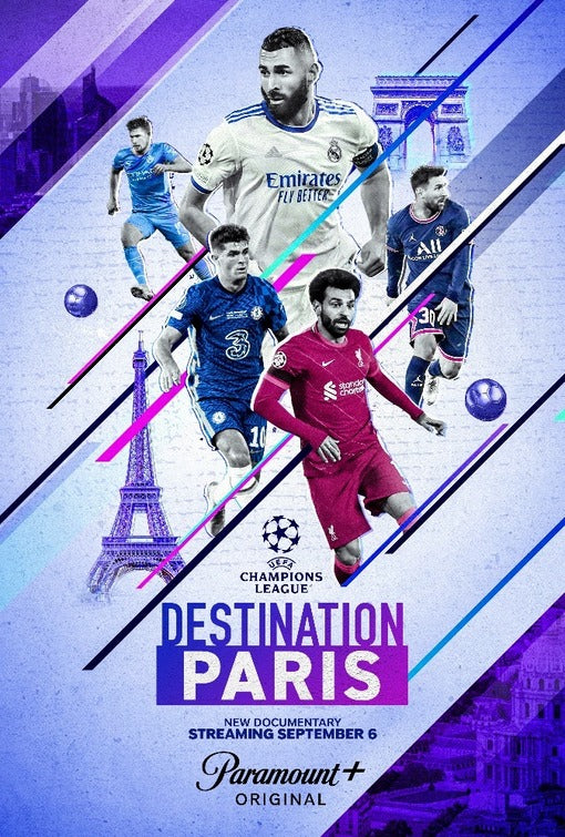 1000 piece jigsaw puzzle for the movie poster: Destination Paris (2022)