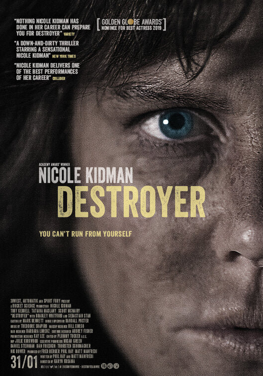 1000 piece jigsaw puzzle for the movie poster: Destroyer (2018) ver5