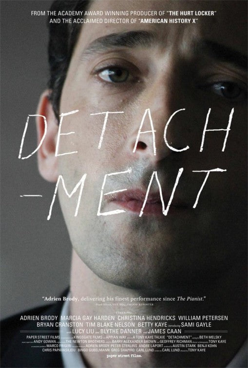 1000 piece jigsaw puzzle for the movie poster: Detachment (2012)