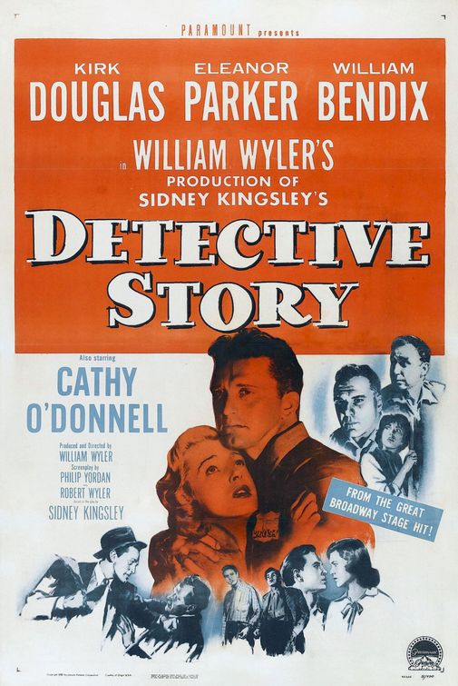 the movie poster: Detective Story (1951)