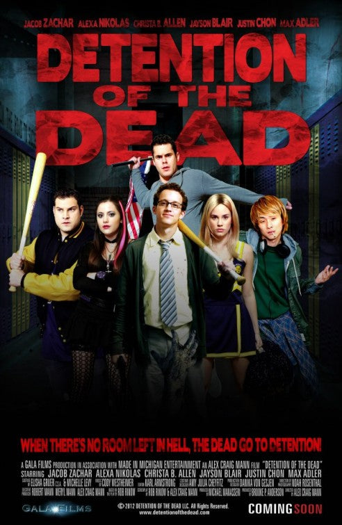 1000 piece jigsaw puzzle for the movie poster: Detention of the Dead (2013)