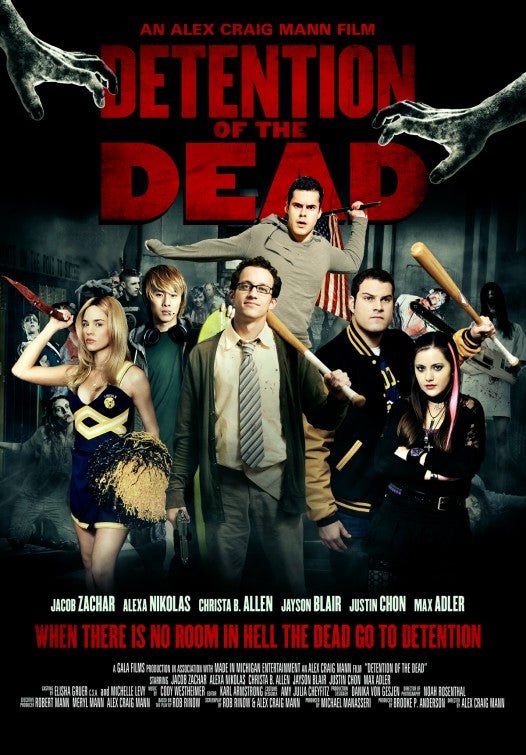 1000 piece jigsaw puzzle for the movie poster: Detention of the Dead (2013) ver2