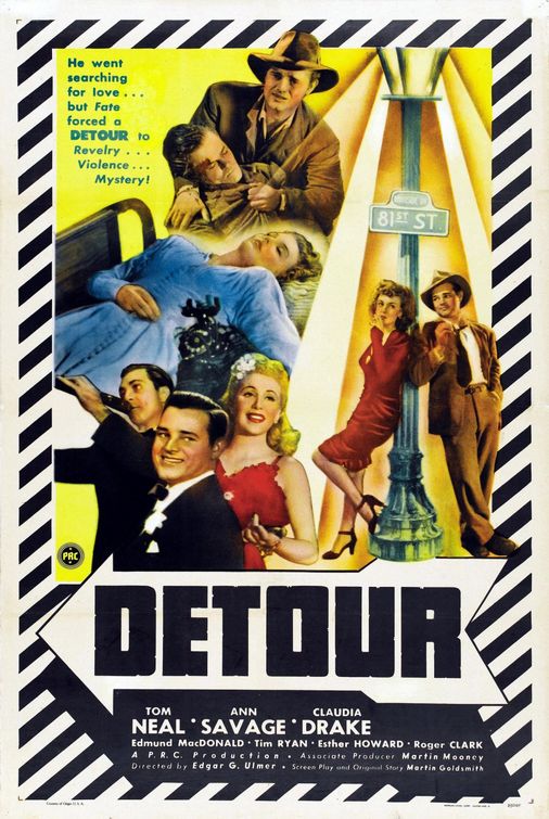 the movie poster: Detour (1945)