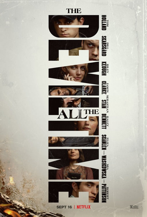 1000 piece jigsaw puzzle for the movie poster: The Devil All the Time (2020)