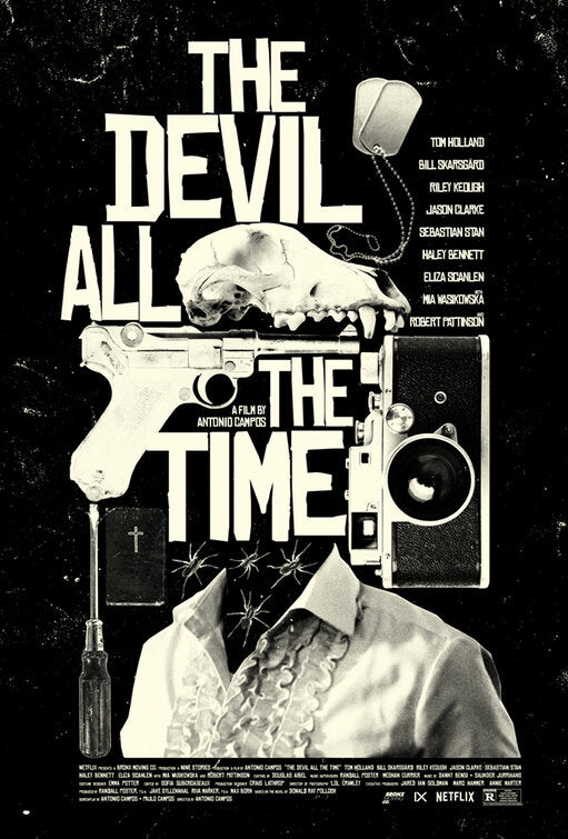 1000 piece jigsaw puzzle for the movie poster: The Devil All the Time (2020) ver14