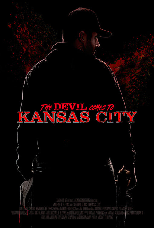 1000 piece jigsaw puzzle for the movie poster: The Devil Comes to Kansas City (2023)