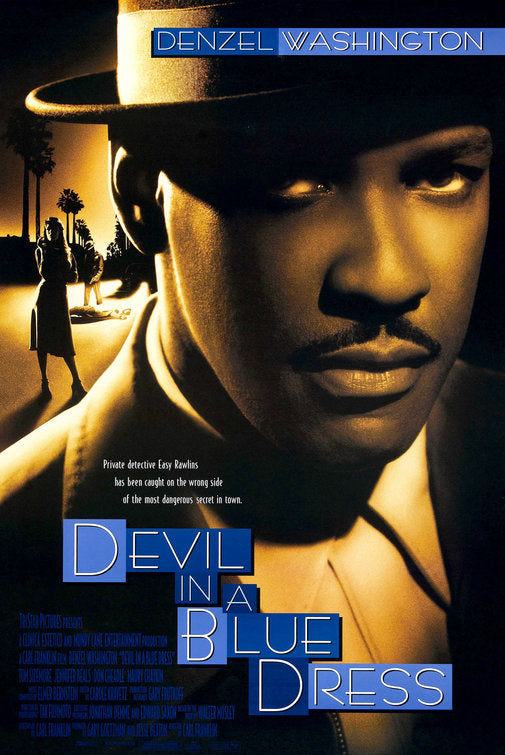 the movie poster: Devil In A Blue Dress (1995)