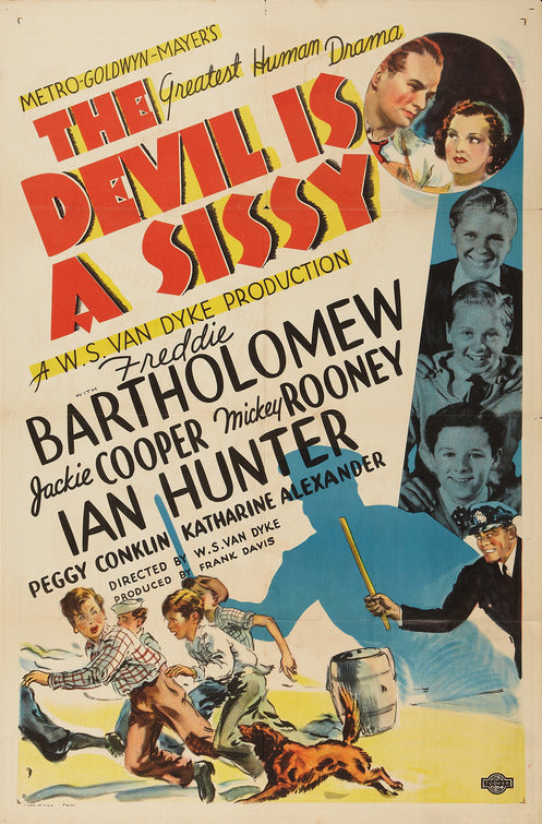 the movie poster: The Devil Is a Sissy (1936)