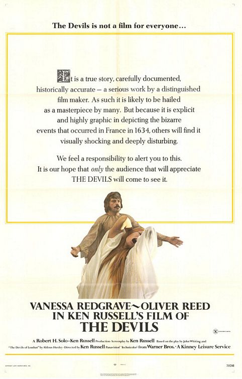 the movie poster: The Devils (1971)