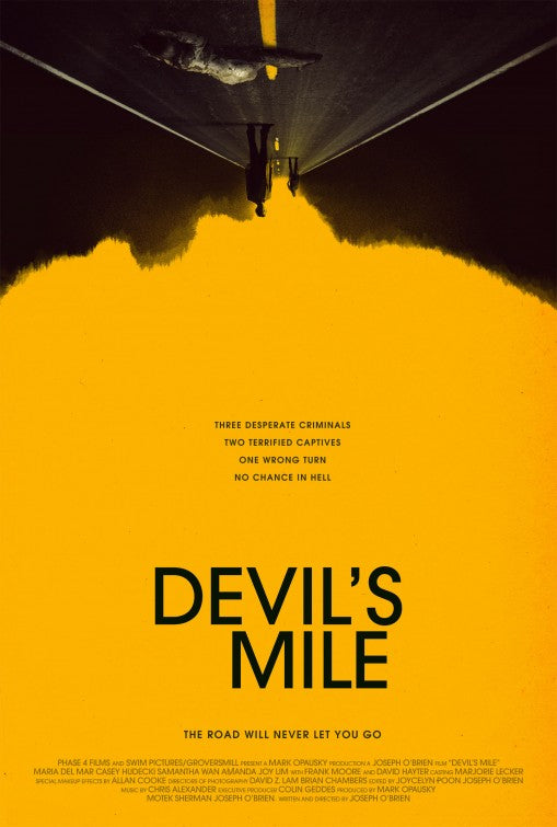 1000 piece jigsaw puzzle for the movie poster: Devil's Mile (2014)