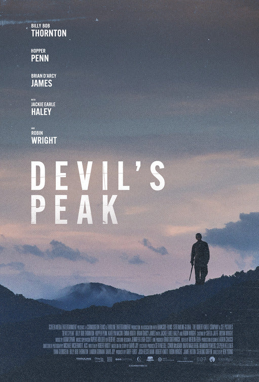 1000 piece jigsaw puzzle for the movie poster: Devil's Peak (2023)