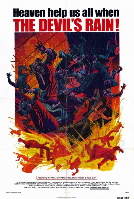 1000 piece jigsaw puzzle for the movie poster: The Devil's Rain (1975)
