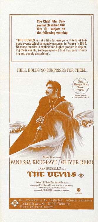 the movie poster: The Devils (1971) ver2