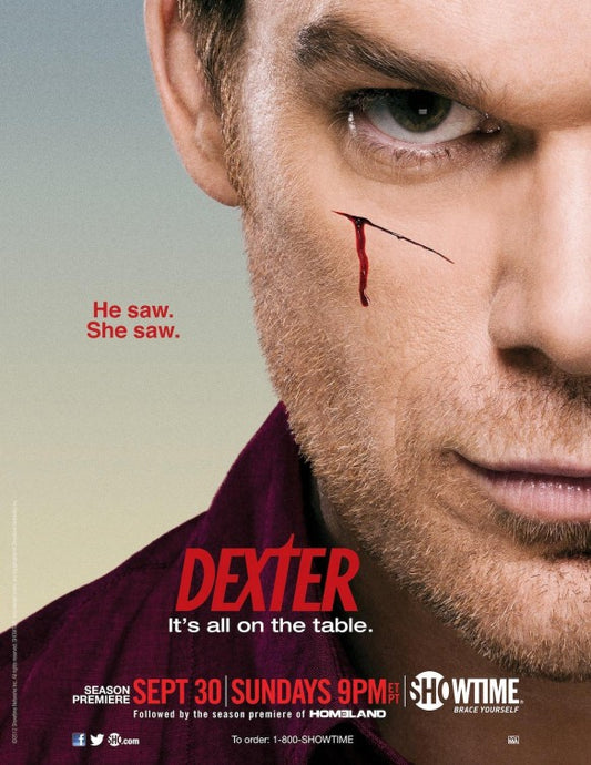 1000 piece jigsaw puzzle for tv poster: Dexter, ver10