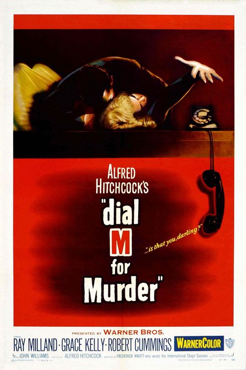 the movie poster: Dial M for Murder (1954)