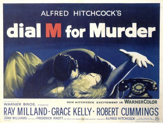 the movie poster: Dial M for Murder (1954) ver2