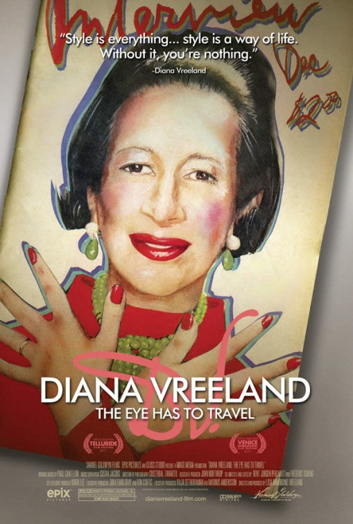 1000 piece jigsaw puzzle for the movie poster: Diana Vreeland: The Eye Has to Travel (2012)
