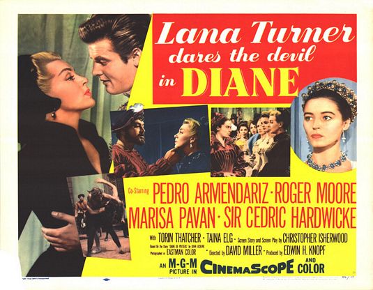 the movie poster: Diane (1956) ver2